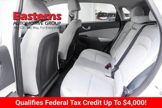 used 2023 Hyundai Kona EV car, priced at $19,490