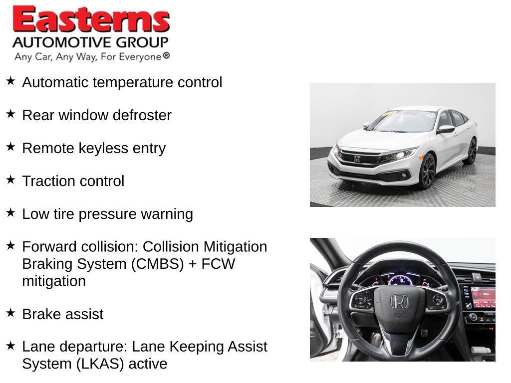 used 2020 Honda Civic car, priced at $21,490
