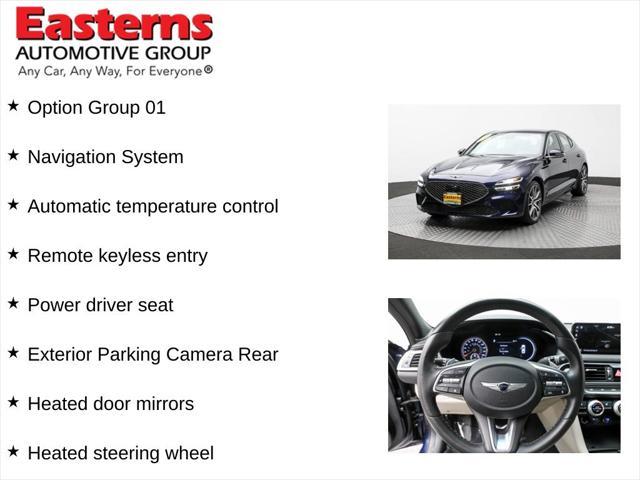 used 2023 Genesis G70 car, priced at $26,250