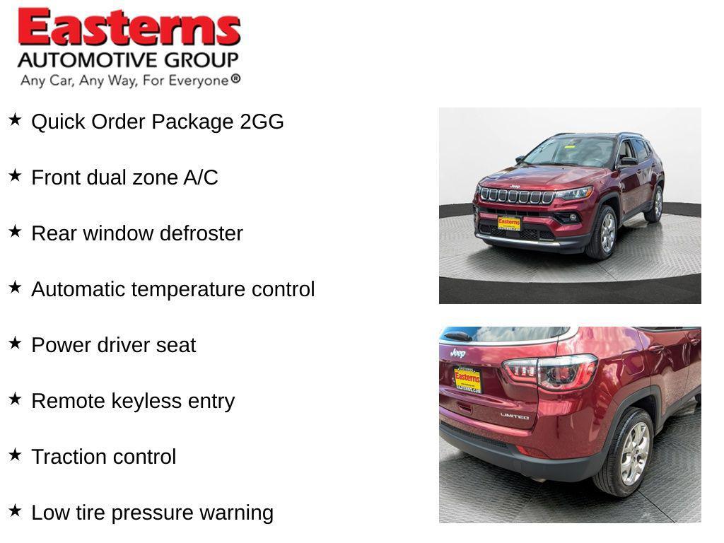 used 2022 Jeep Compass car, priced at $23,925