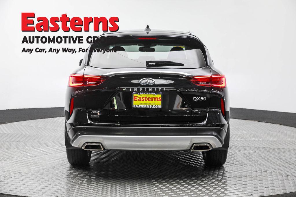 used 2022 INFINITI QX50 car, priced at $27,950