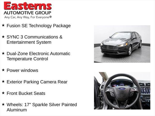 used 2018 Ford Fusion car, priced at $16,490