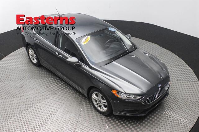used 2018 Ford Fusion car, priced at $16,490