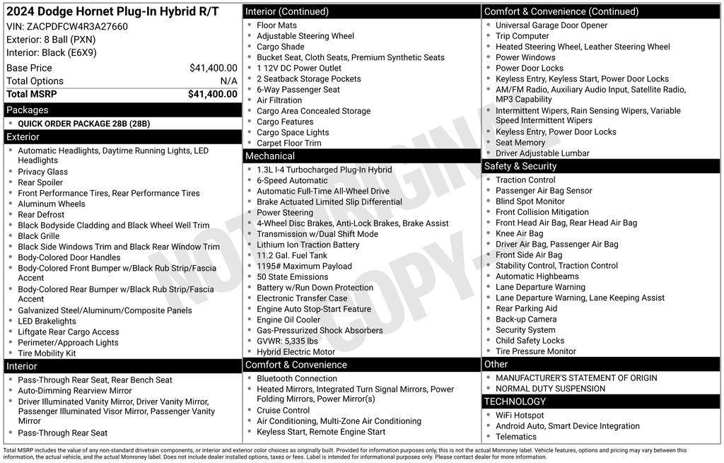 used 2024 Dodge Hornet car, priced at $23,950