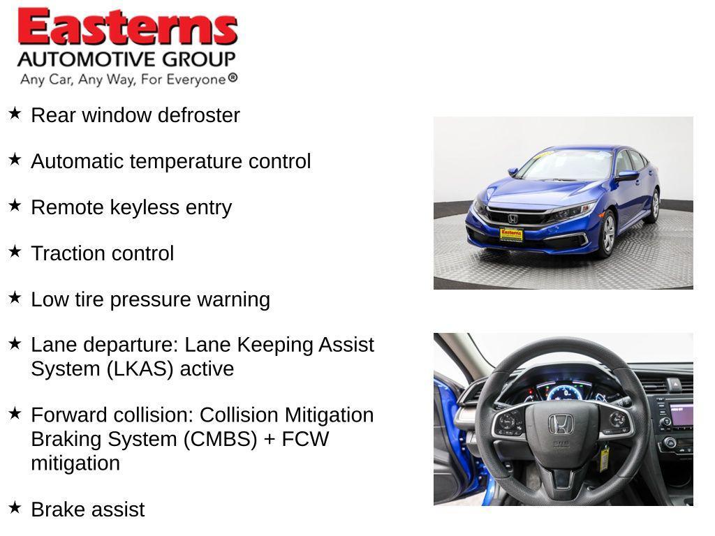 used 2020 Honda Civic car, priced at $20,950