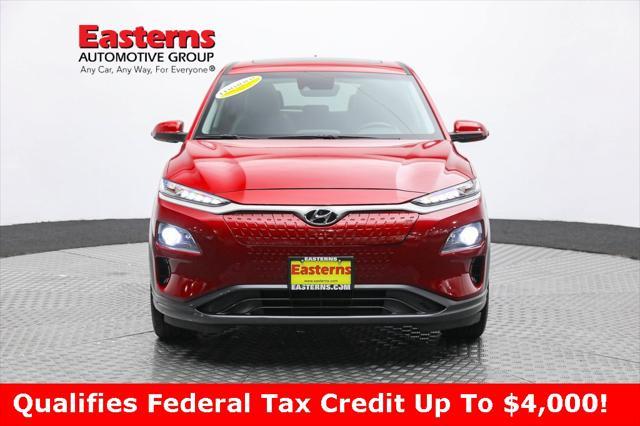 used 2021 Hyundai Kona EV car, priced at $21,750