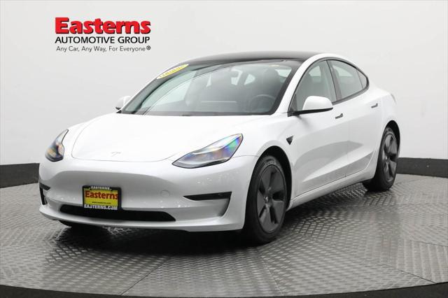 used 2021 Tesla Model 3 car, priced at $26,490