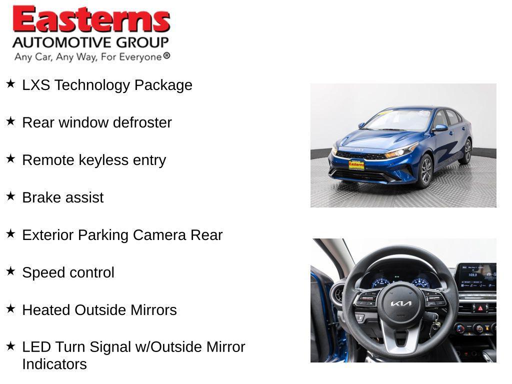 used 2022 Kia Forte car, priced at $18,950