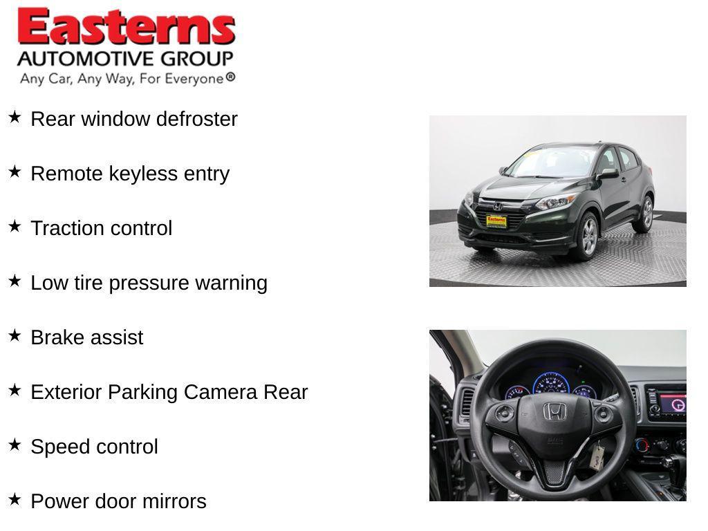 used 2018 Honda HR-V car, priced at $17,590