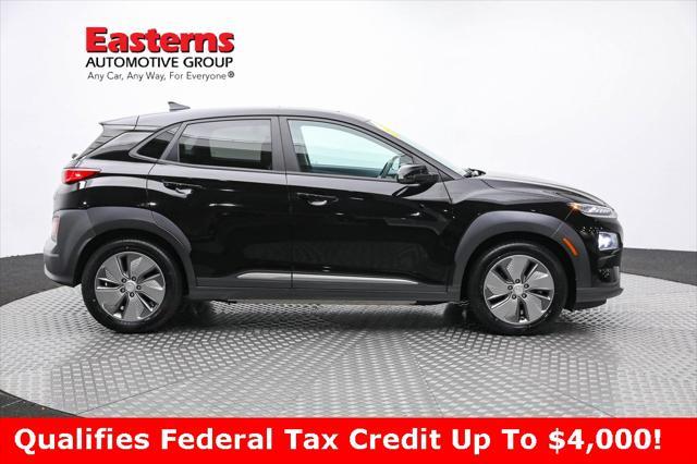 used 2021 Hyundai Kona EV car, priced at $19,850