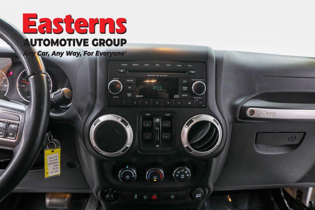 used 2018 Jeep Wrangler JK Unlimited car, priced at $18,490