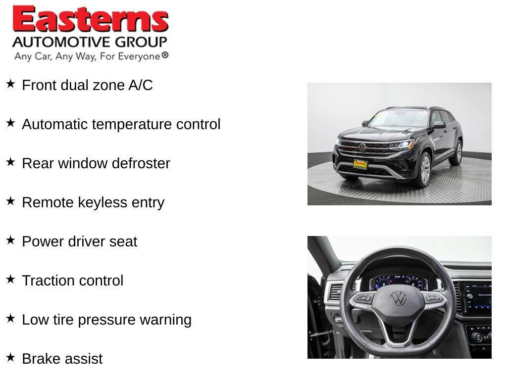 used 2022 Volkswagen Atlas Cross Sport car, priced at $23,950