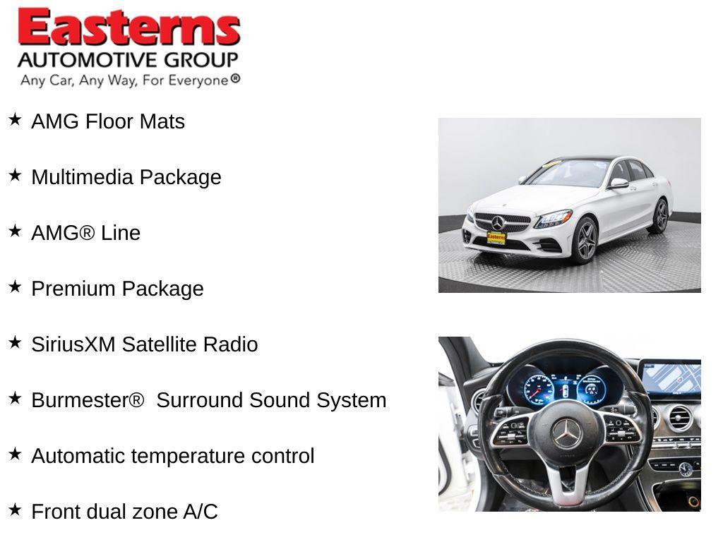 used 2021 Mercedes-Benz C-Class car, priced at $28,475