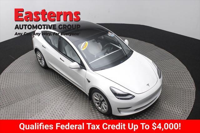 used 2021 Tesla Model 3 car, priced at $23,490