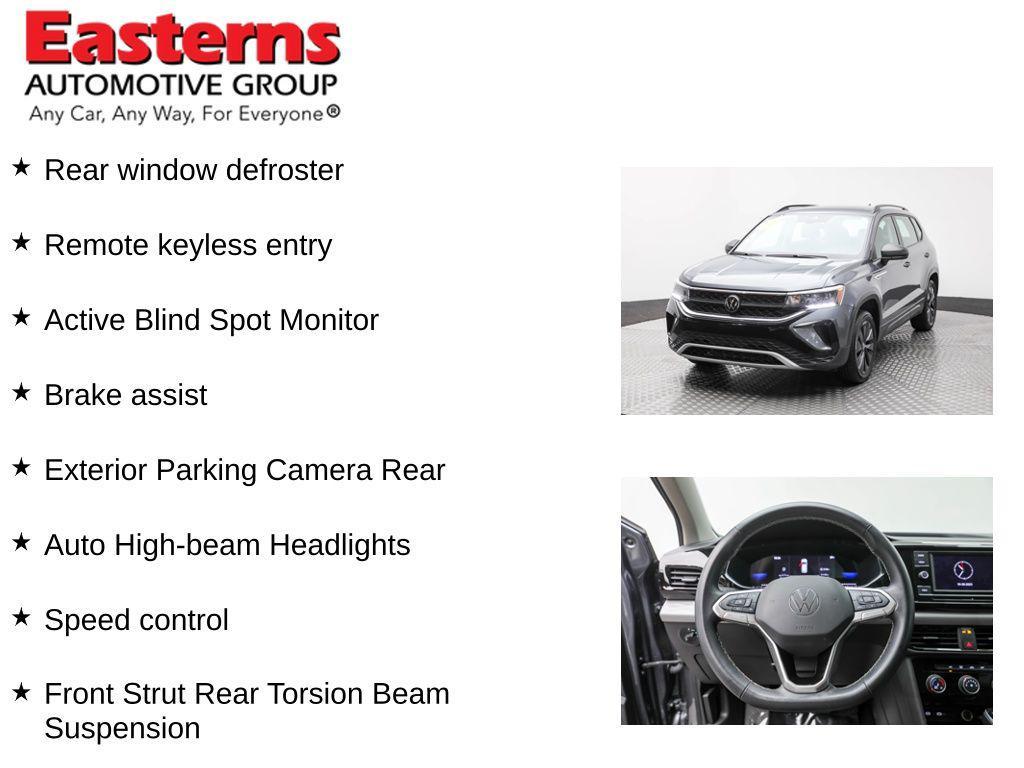 used 2024 Volkswagen Taos car, priced at $19,490