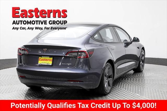 used 2022 Tesla Model 3 car, priced at $24,950