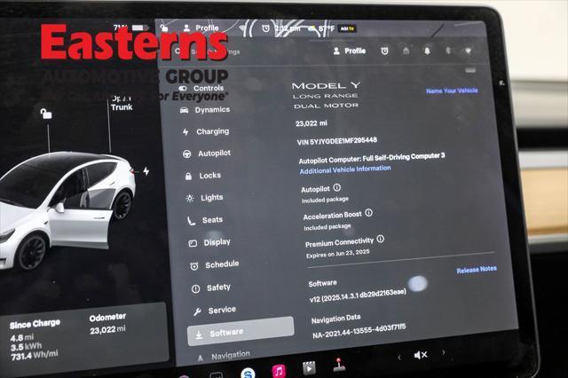 used 2021 Tesla Model Y car, priced at $27,490