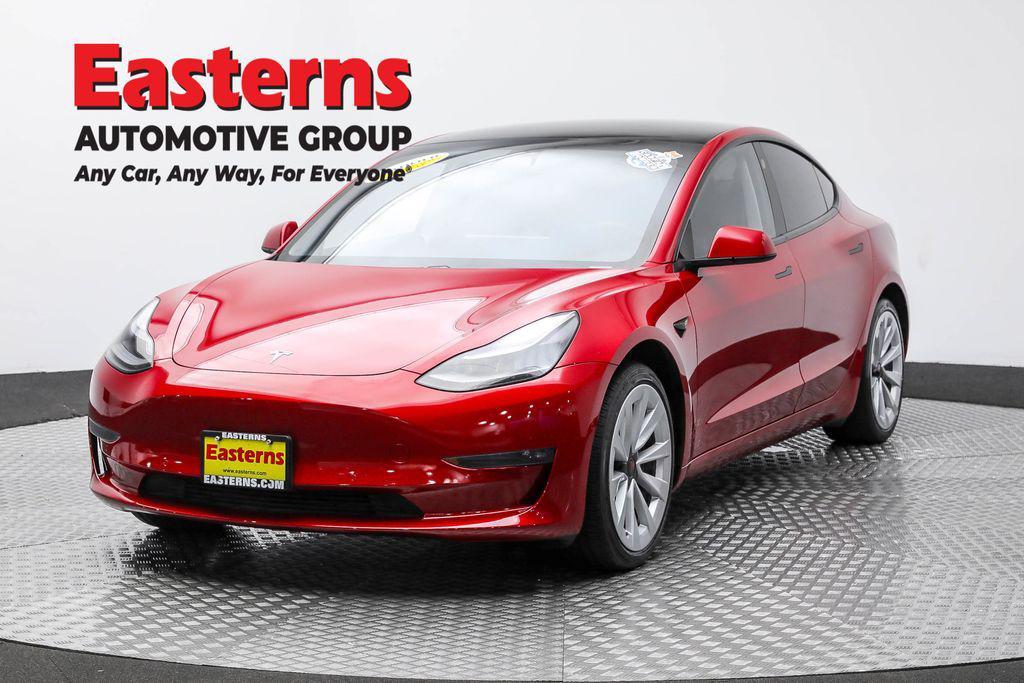 used 2021 Tesla Model 3 car, priced at $20,990