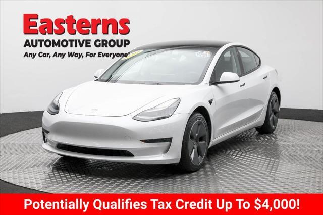 used 2022 Tesla Model 3 car, priced at $25,890