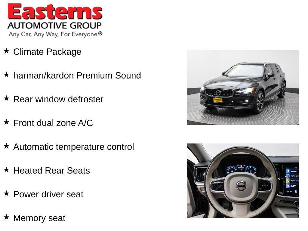 used 2022 Volvo V60 Cross Country car, priced at $33,875