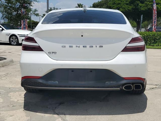 used 2023 Genesis G70 car, priced at $27,997