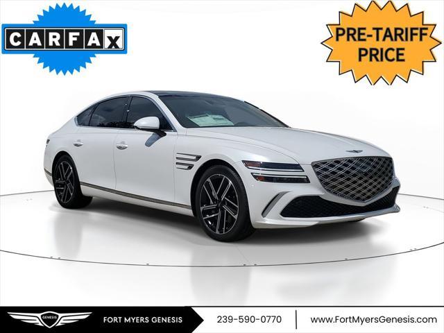 used 2025 Genesis G80 car, priced at $57,477