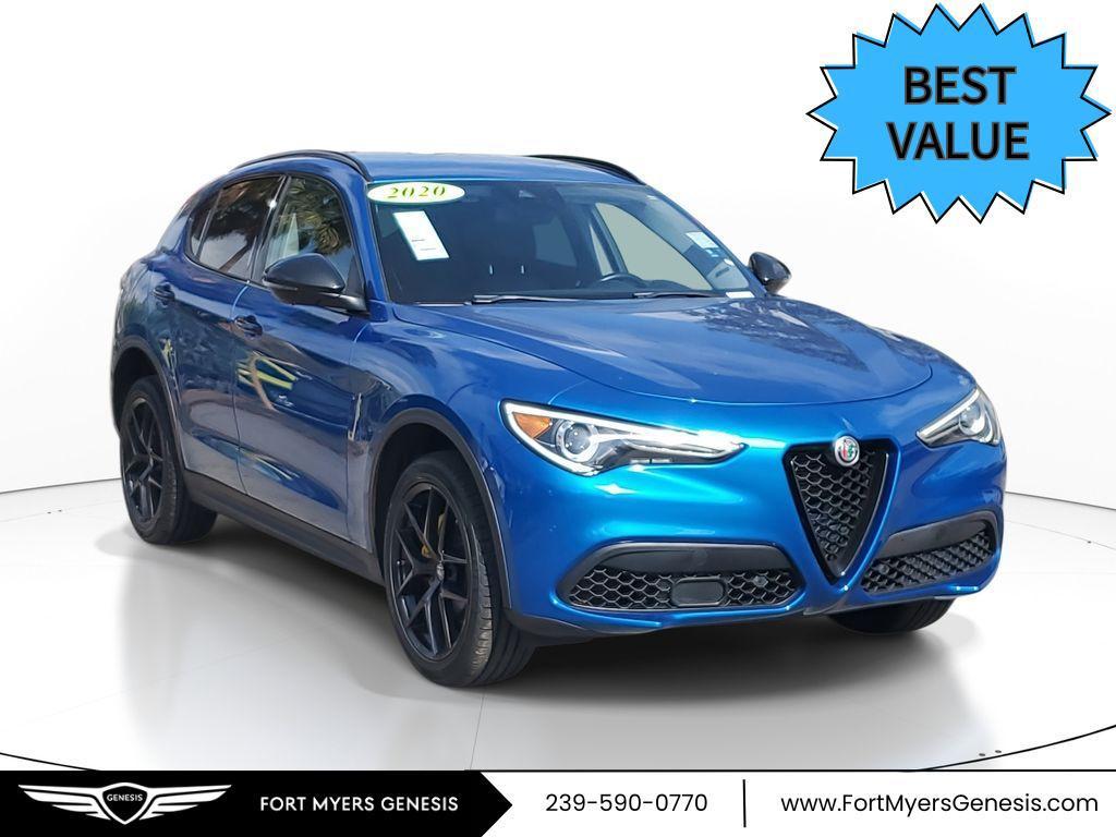 used 2020 Alfa Romeo Stelvio car, priced at $16,587