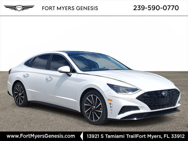 used 2021 Hyundai Sonata car, priced at $20,160