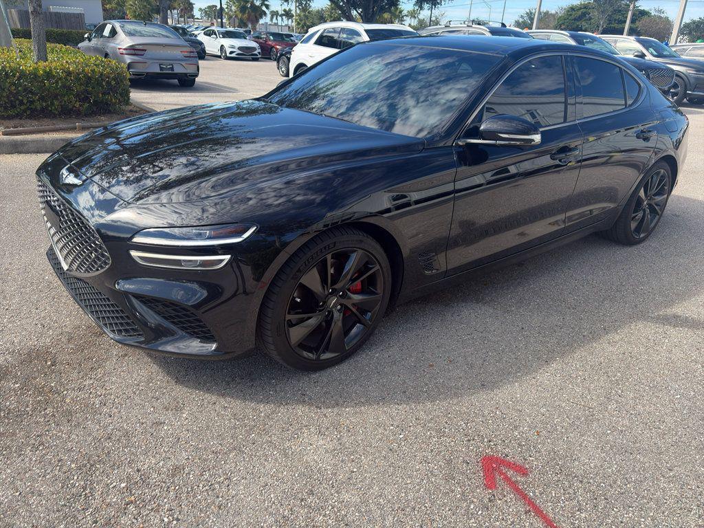 used 2023 Genesis G70 car, priced at $33,087