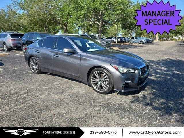 used 2022 INFINITI Q50 car, priced at $31,997