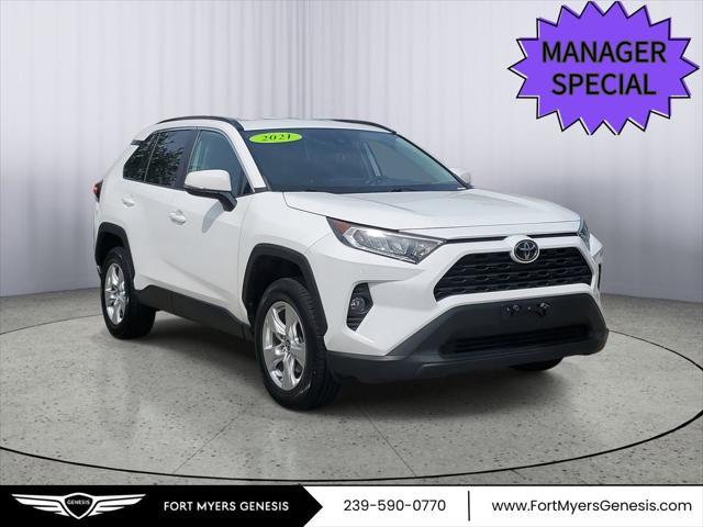 used 2021 Toyota RAV4 car, priced at $25,987