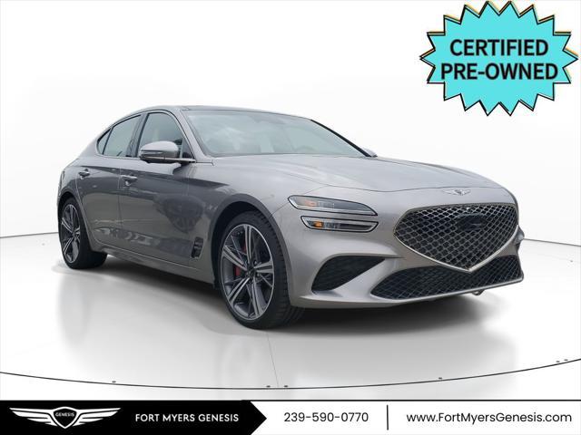 used 2024 Genesis G70 car, priced at $38,777