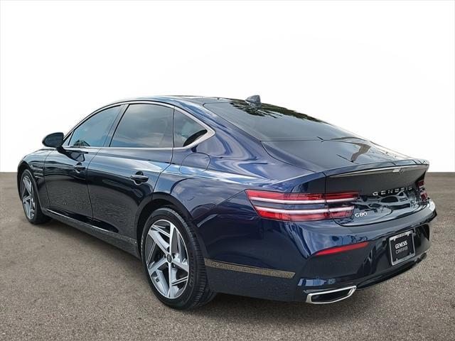 used 2024 Genesis G80 car, priced at $59,000