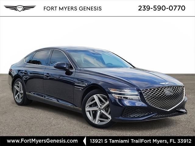 used 2024 Genesis G80 car, priced at $59,000