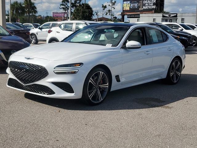 used 2024 Genesis G70 car, priced at $45,888