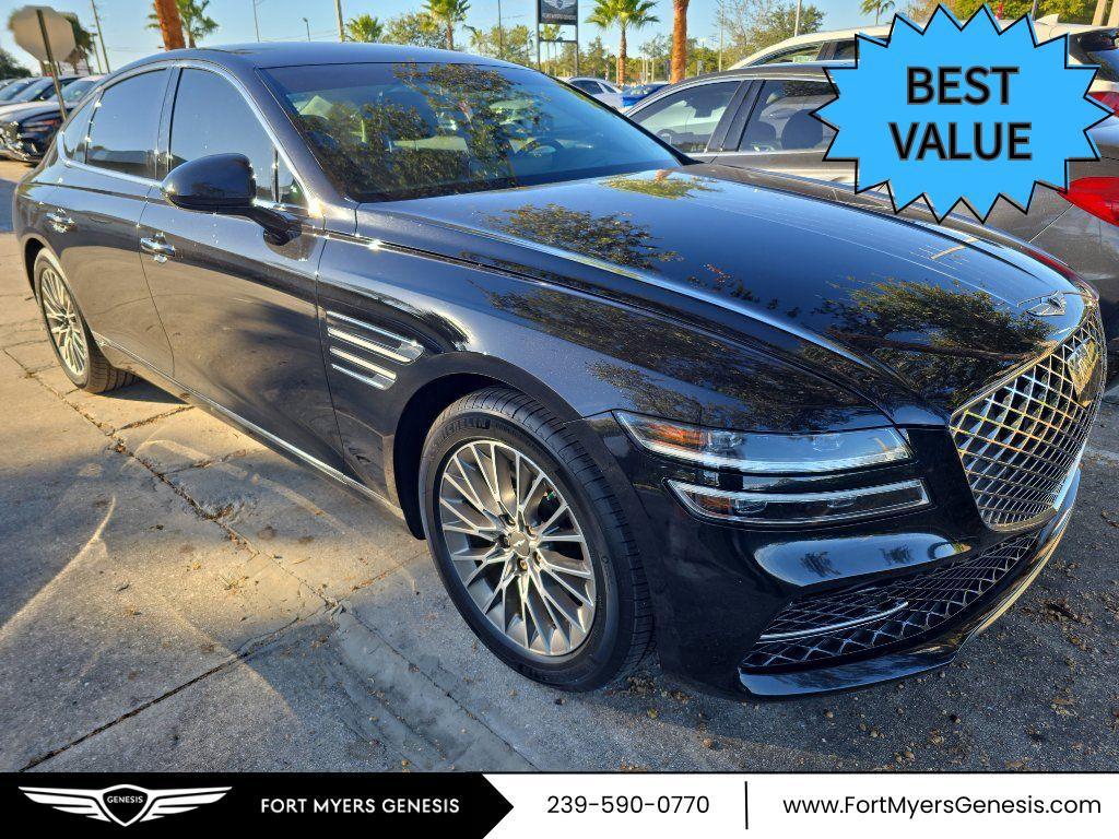 used 2021 Genesis G80 car, priced at $25,477