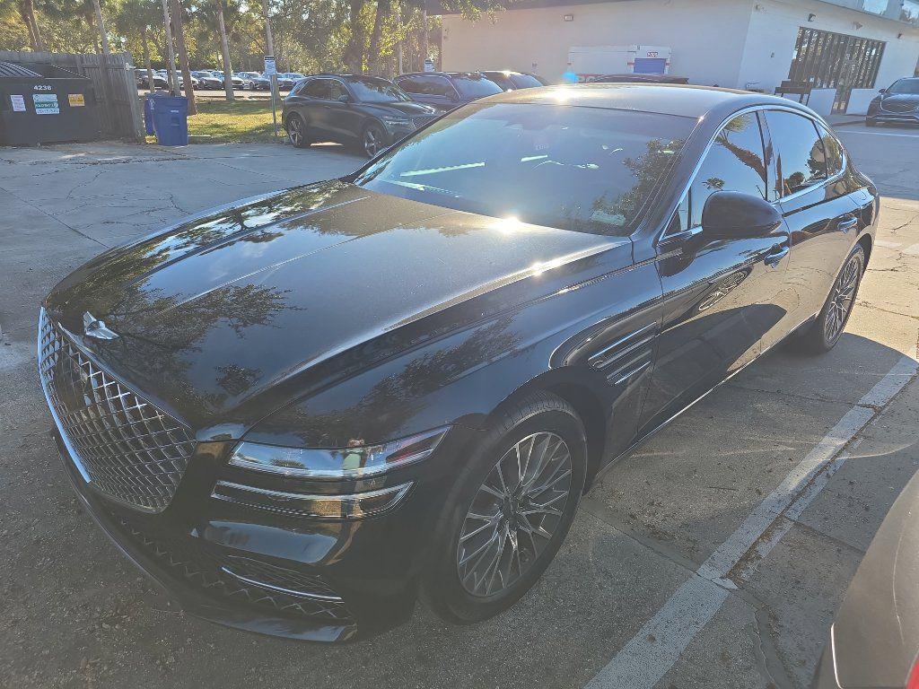 used 2021 Genesis G80 car, priced at $25,177