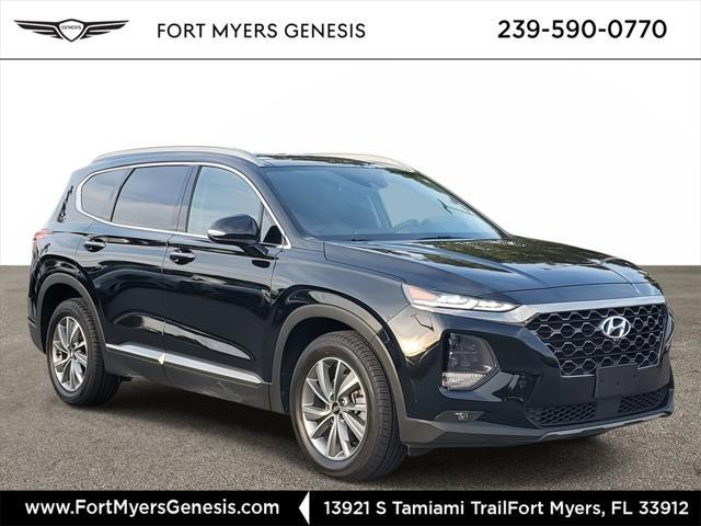 used 2019 Hyundai Santa Fe car, priced at $20,588