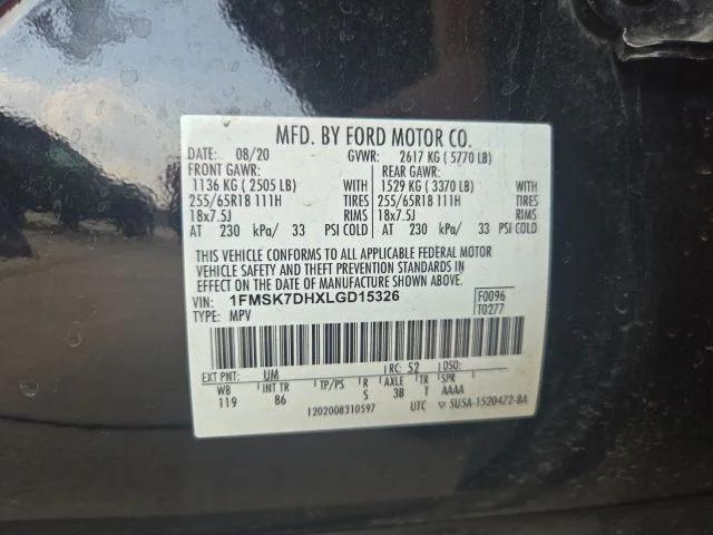 used 2020 Ford Explorer car, priced at $18,587