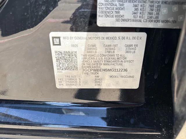 used 2021 Chevrolet Silverado 1500 car, priced at $25,787