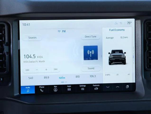 new 2025 Ford Bronco car, priced at $40,796