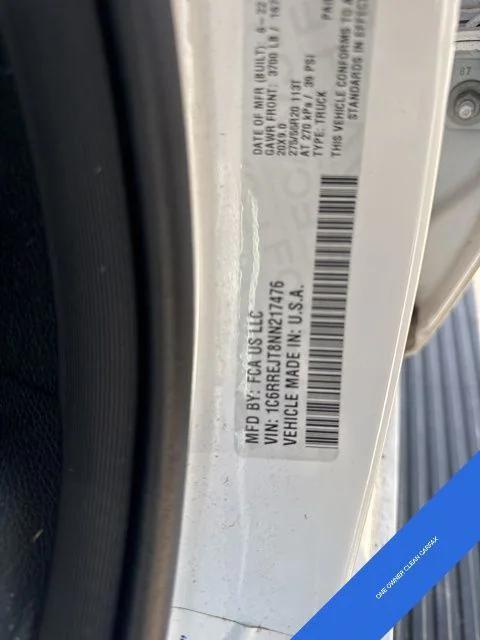 used 2022 Ram 1500 car, priced at $37,987