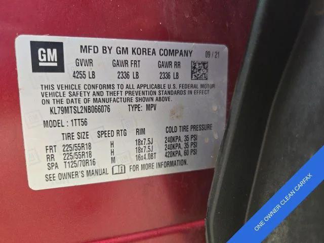 used 2022 Chevrolet TrailBlazer car, priced at $18,467