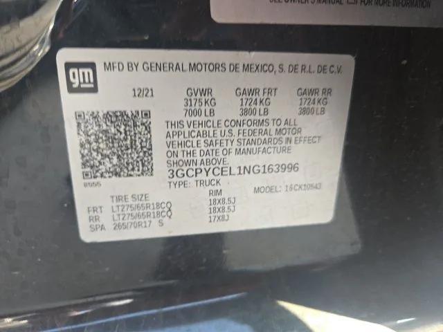 used 2022 Chevrolet Silverado 1500 car, priced at $33,287