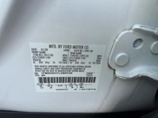 used 2020 Ford Explorer car, priced at $20,995