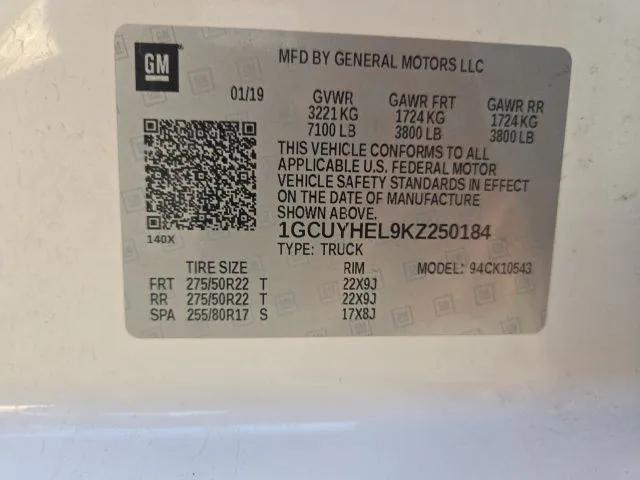 used 2019 Chevrolet Silverado 1500 car, priced at $41,987