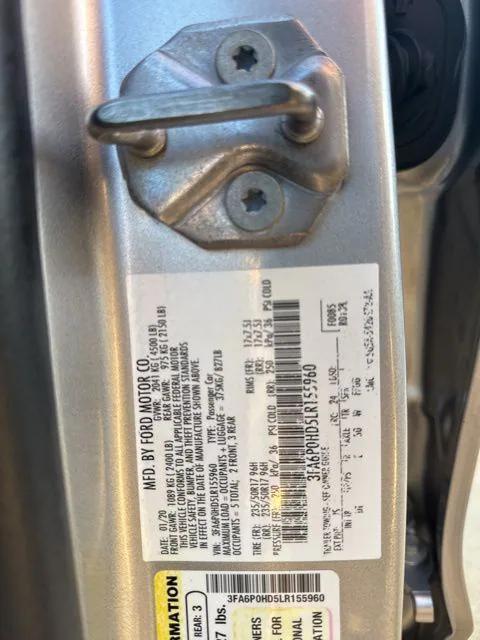 used 2020 Ford Fusion car, priced at $15,987