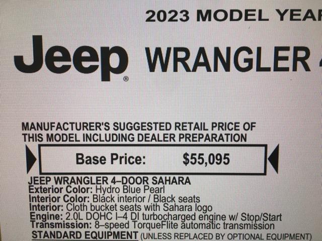 used 2023 Jeep Wrangler car, priced at $34,230