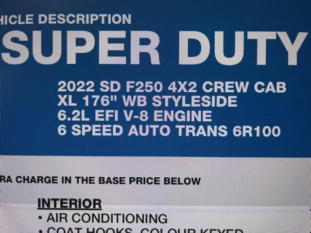 used 2022 Ford F-250 car, priced at $34,550