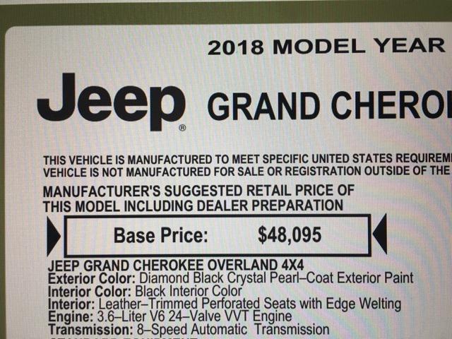 used 2018 Jeep Grand Cherokee car, priced at $18,723